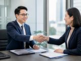 Hai chuyên gia bắt tay thể hiện tinh thần hợp tác cùng phát triển